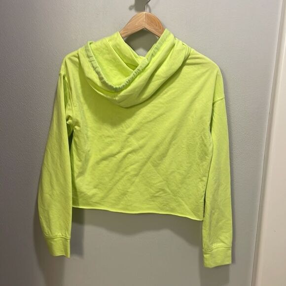 DISNEY Mickey Mouse neon yellow woman’s sweatshirt - Picture 7 of 8